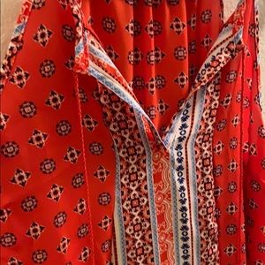 Pink Republic Tops - Red Boho Tank Top Pink Republic Tops - Red Boho Tank Top